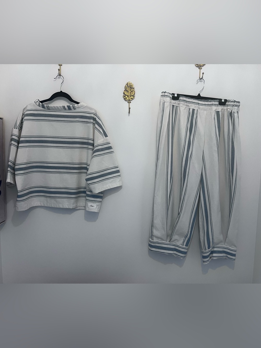 -five-stitched by tina 
Striped Set